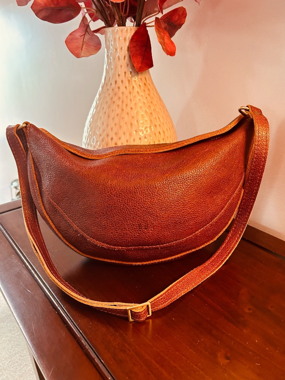 Portland Leather Goods Large Koala in Nutmeg